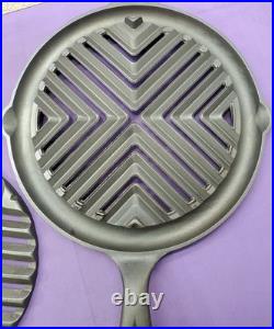 Griswold Cast Iron Double Broiler 875 & 876