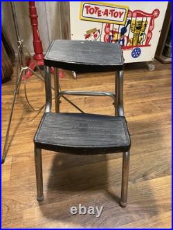 Griswold Cast Iron Step Stool Vintage Antique Natural Patina Beautiful