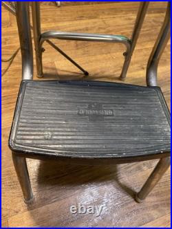 Griswold Cast Iron Step Stool Vintage Antique Natural Patina Beautiful
