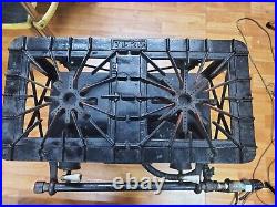 Griswold Erie PA No 712 Cast Iron 2 Burner Propane Stove on Stand