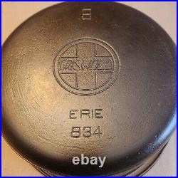 Griswold Erie Slant Logo No 9 Dutch Oven PN. 834 No Lid