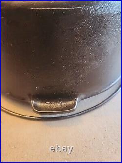Griswold Erie Slant Logo No 9 Dutch Oven PN. 834 No Lid