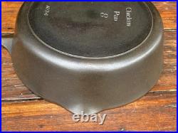 Griswold Iron Mountain #8 Cast Iron Chicken Fryer with Lid