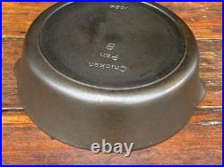 Griswold Iron Mountain #8 Cast Iron Chicken Fryer with Lid