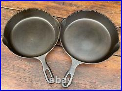 Griswold Iron Mountain Matching Skillet Set 3-12