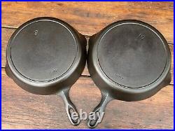 Griswold Iron Mountain Matching Skillet Set 3-12