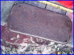 HART HEAT PEORIA ILLINOIS Cast Iron Stove Cover Wall Art Old Sign