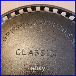 HTF Griswold Cast Iron Sad Iron Heater Classic Erie, PA