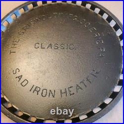 HTF Griswold Cast Iron Sad Iron Heater Classic Erie, PA