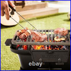 Heavy Duty Cast Iron Charcoal Grill Tabletop BBQ Stove Camping Picnic Outdoor