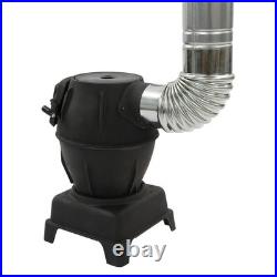 Heavy-Duty Cast Iron Heating Stove, Camping Stove, Portable Cast Iron Wood Stove