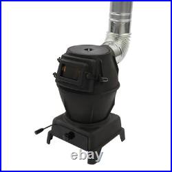 Heavy-Duty Cast Iron Heating Stove, Camping Stove, Portable Cast Iron Wood Stove