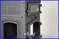 Heavy duty new wood stove for sale, cast iron wood burning stove with oven Heavy duty new wood stove for sale, cast iron wood burning stove with oven