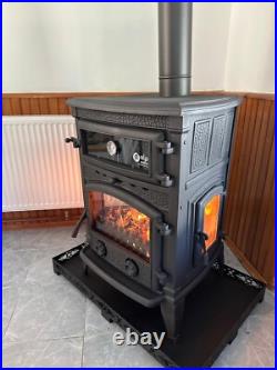 Heavy duty new wood stove for sale, cast iron wood burning stove with oven Heavy duty new wood stove for sale, cast iron wood burning stove with oven