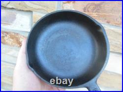 Hemingway's VINTAGE BSR BIRMINGHAM STOVE & RANGE CAST IRON ADVERTISING SKILLET