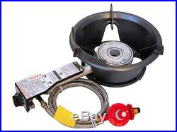 High Pressure Gas Wok Burner 55Mj With Stove+Hose For BBQ and Outdoor Cooking