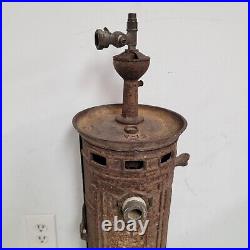 Humphrey # 51 A Cast Iron & Copper Antique Gas Water Heater With Core