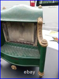 Humphrey Radiant fire No 20 Antique Gas Fireplace Heater, Cast Iron, 1920s Trl7