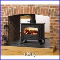 Hunter Herald 8 Double Sided Multi Fuel Stove Wood Burning Fire 11kW