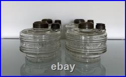 IP Frink Oil Kerosene Cast Iron 10 Font Holder Reflector Chandelier For Parts