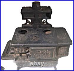 J&E STEVENS 1895 Rival Cast Iron Stove Salesmans Sample Store Display Miniature