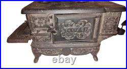 J&E STEVENS 1895 Rival Cast Iron Stove Salesmans Sample Store Display Miniature