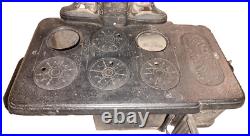 J&E STEVENS 1895 Rival Cast Iron Stove Salesmans Sample Store Display Miniature