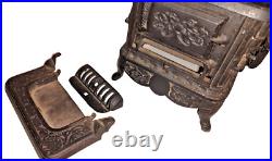J&E STEVENS 1895 Rival Cast Iron Stove Salesmans Sample Store Display Miniature