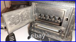 J&E STEVENS 1895 Rival Cast Iron Stove Salesmans Sample Store Display Miniature