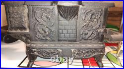 J&E STEVENS 1895 Rival Cast Iron Stove Salesmans Sample Store Display Miniature