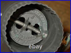 Jemco Antique Salesman Sample Heating Stove Tin Cast Iron + Stovepipe & Damper