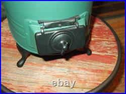 Jemco Antique Salesman Sample Heating Stove Tin Cast Iron + Stovepipe & Damper
