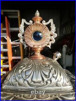 Jewel Antique Parlor Cast Iron Wood Stove Heater Pot Belly