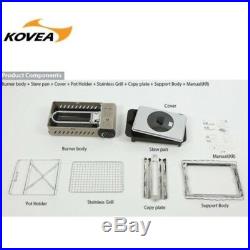 KOVEA 3 Way All-in-one GAS Stove KG 0904PM OUTDOOR BBQ Camping Option Carry Bag