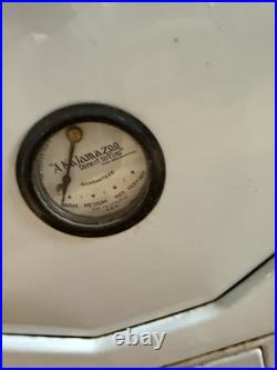 Kalamazoo Antique Wood Burning Cooking Stove Cast Iron Enamel White Baking Oven