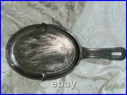 Keeley Stove Co. Pa. Cast Iron Flat Skillet Fry Pan Advertising Commendable New