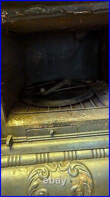 Kernan Cast Iron Antique Wood Stove made in Syracuse, NY early 1900's