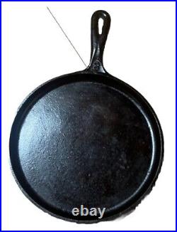King Stove and Range Shefield Alabama /Early Martin Cast iron Shallow Skillet