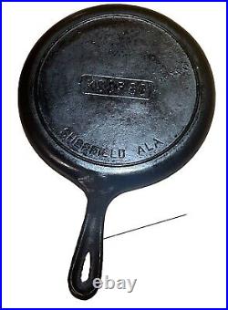 King Stove and Range Shefield Alabama /Early Martin Cast iron Shallow Skillet