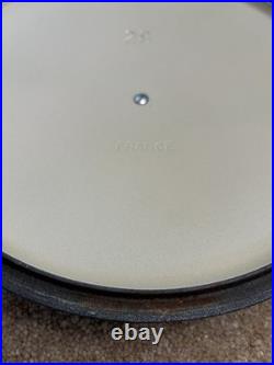 LE CREUSET France Hunters Green 7 QT Enameled Cast Iron Round Dutch Oven 28