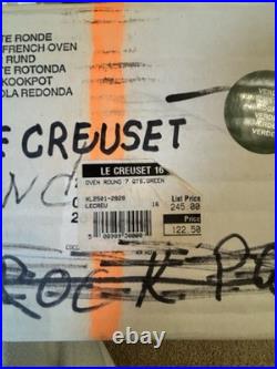 LE CREUSET France Hunters Green 7 QT Enameled Cast Iron Round Dutch Oven 28