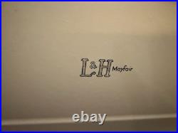 L&H Mayfair Antique Vintage Freestanding Stove 4 Burners 2 Ovens Cream Green