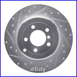 Land Rover Range Rover 03-05 Brake Rotor Zinc Premium Drilled & Slotted Rear