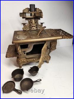 Large Antique Kenton Cast Iron ROYAL Stove Salesman Sample Or Toy Signed