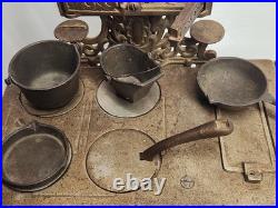 Large Antique Kenton Cast Iron ROYAL Stove Salesman Sample Or Toy Signed