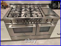 Large silver stove