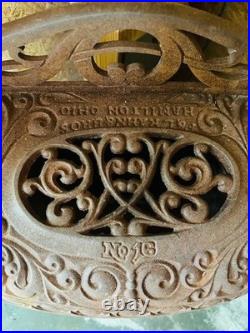 Late 1800s F. & L. Kahn Brothers Active parlor stove No. 16 Hamilton Ohio