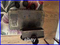 Late 19th-century cast iron salesman sample stove marked Eclipse Late 19th-century cast iron salesman sample stove marked Eclipse