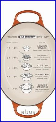 Le CreusetNew9QtSignature Round Dutch Oven, MatteWhiteFreeShipping
