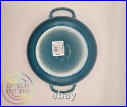 Le Creuset #24 3.5-qt ECI Signature Sauteuse? Retired Color Caribbean? NIB